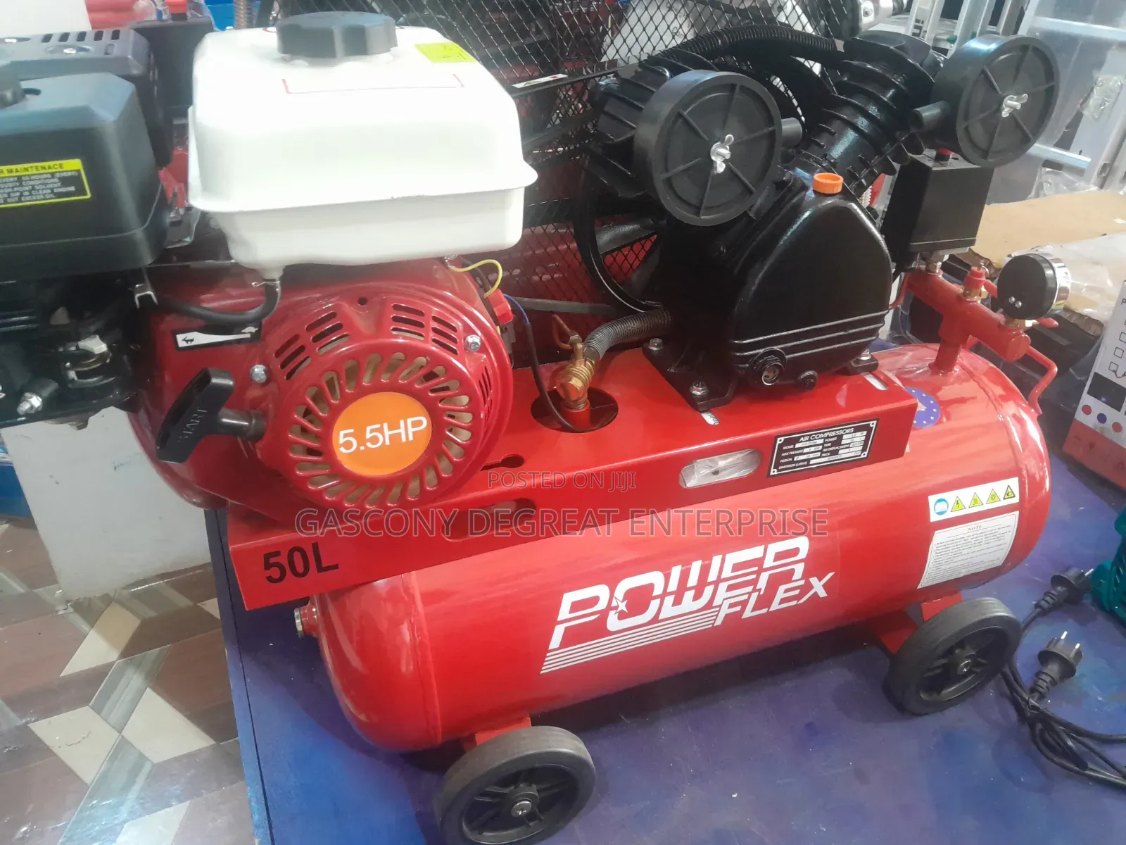 Gasoline Air Compressor 50L