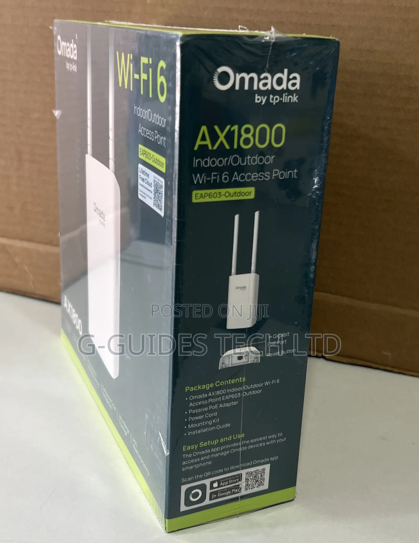 TP-Link EAP603-Outdoor AX1800 Dual-Band Wi-Fi 6 Access Point