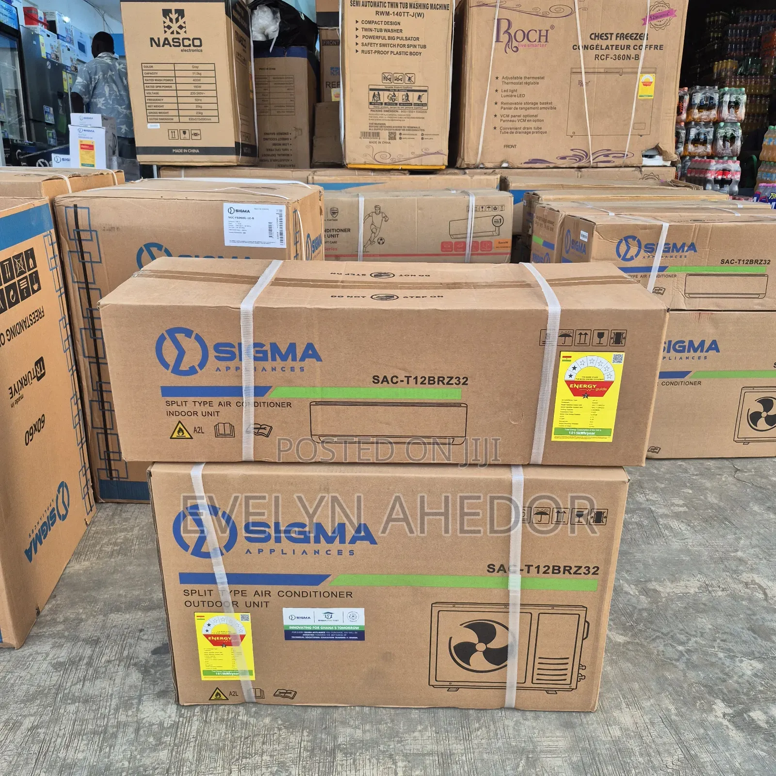 Brown Box Colour of Sigma AC 1.5hp