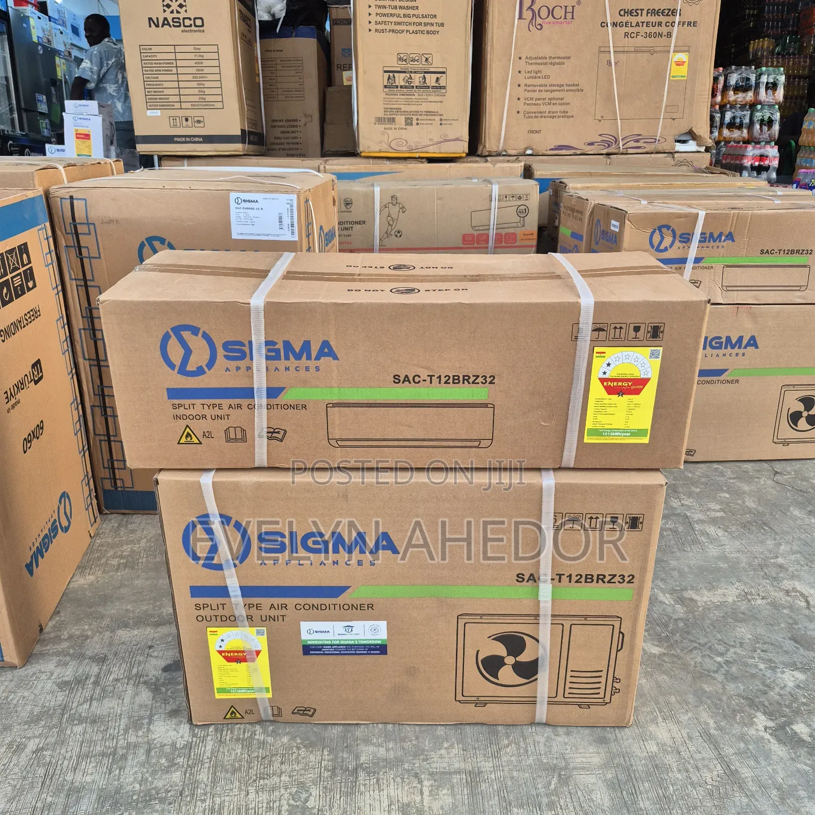 Brown Box Colour of Sigma AC 1.5hp