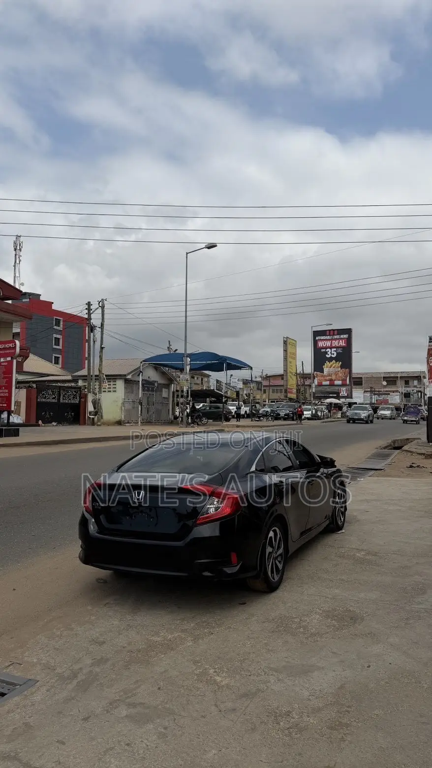 Honda Civic EX 4dr Sedan (1.5L 4cyl) 2016 Black