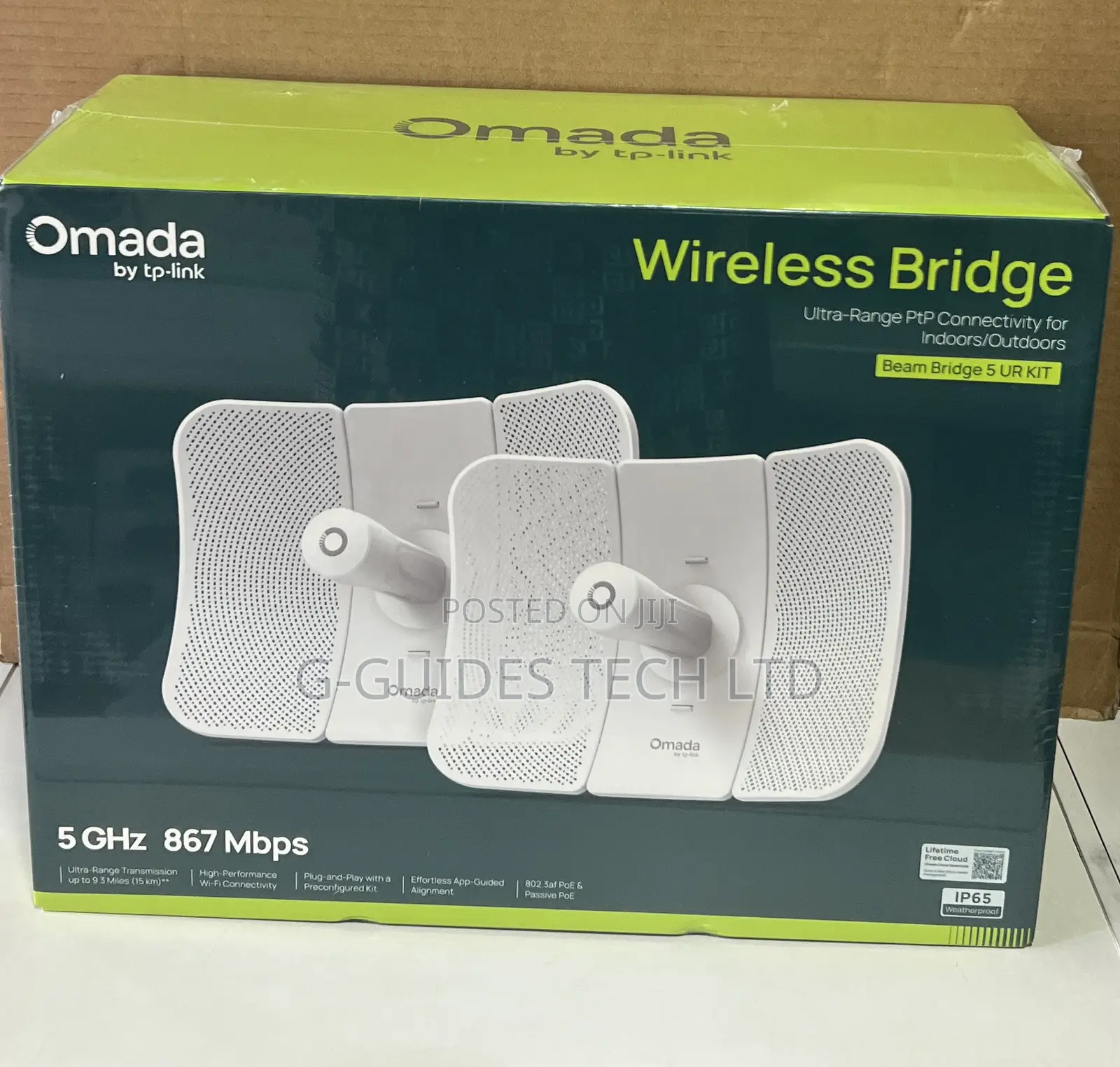 TP-Link Beam Bridge 5 UR KIT 5GHz 867 MBPS Ultra-Range Wireless Bridge