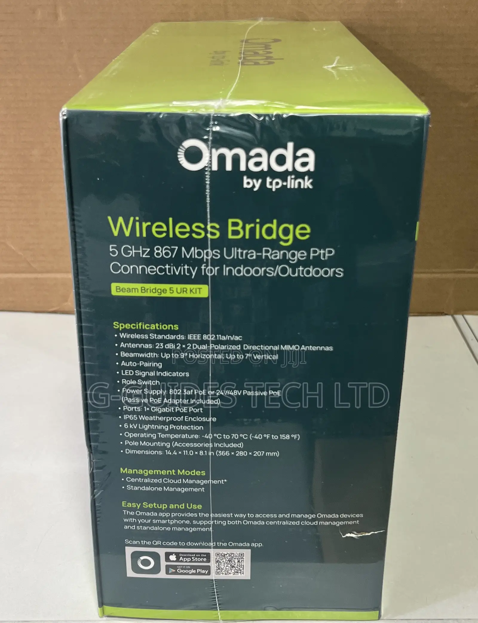 TP-Link Beam Bridge 5 UR KIT 5GHz 867 MBPS Ultra-Range Wireless Bridge