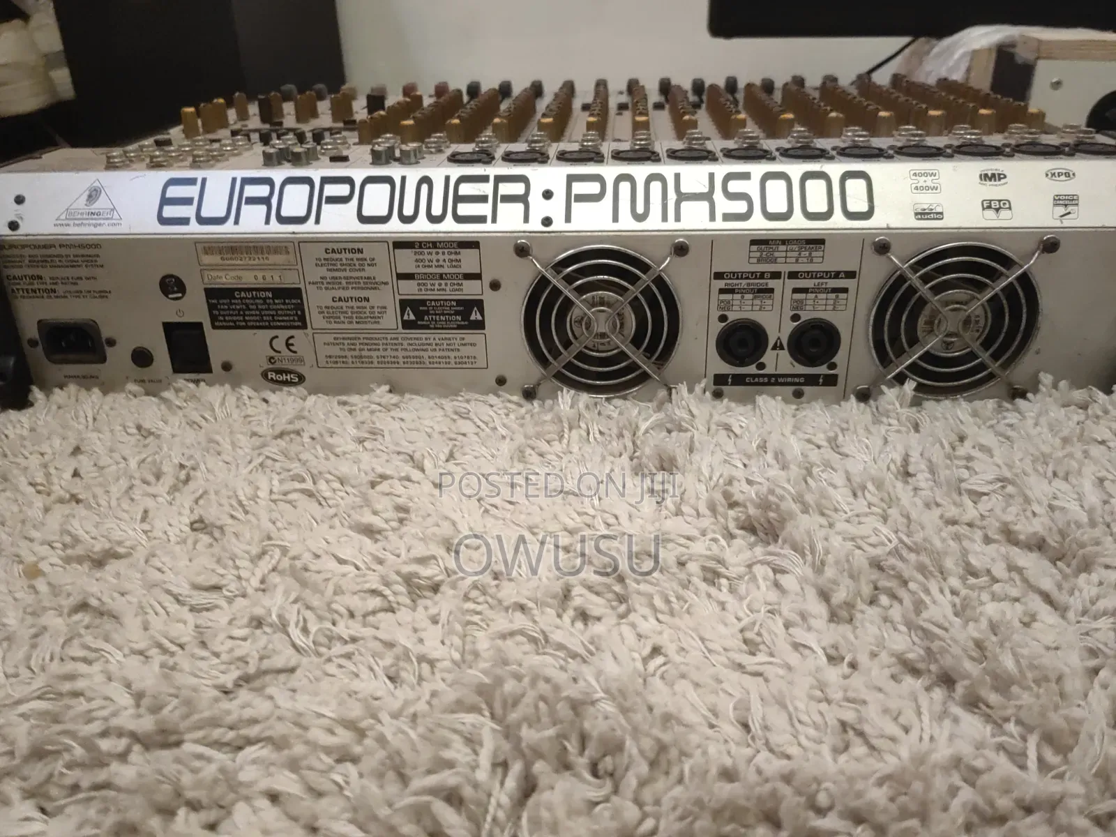 Behringer Mixer Amp Pmx5000 Original