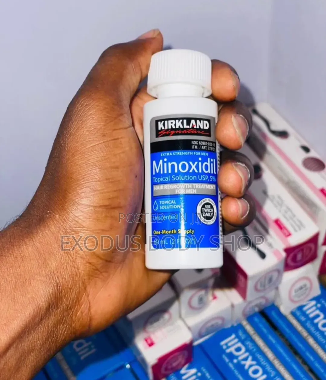 Kirkland Minoxidil Oil for Beard and Baldness Treatment. Regrowth Oil