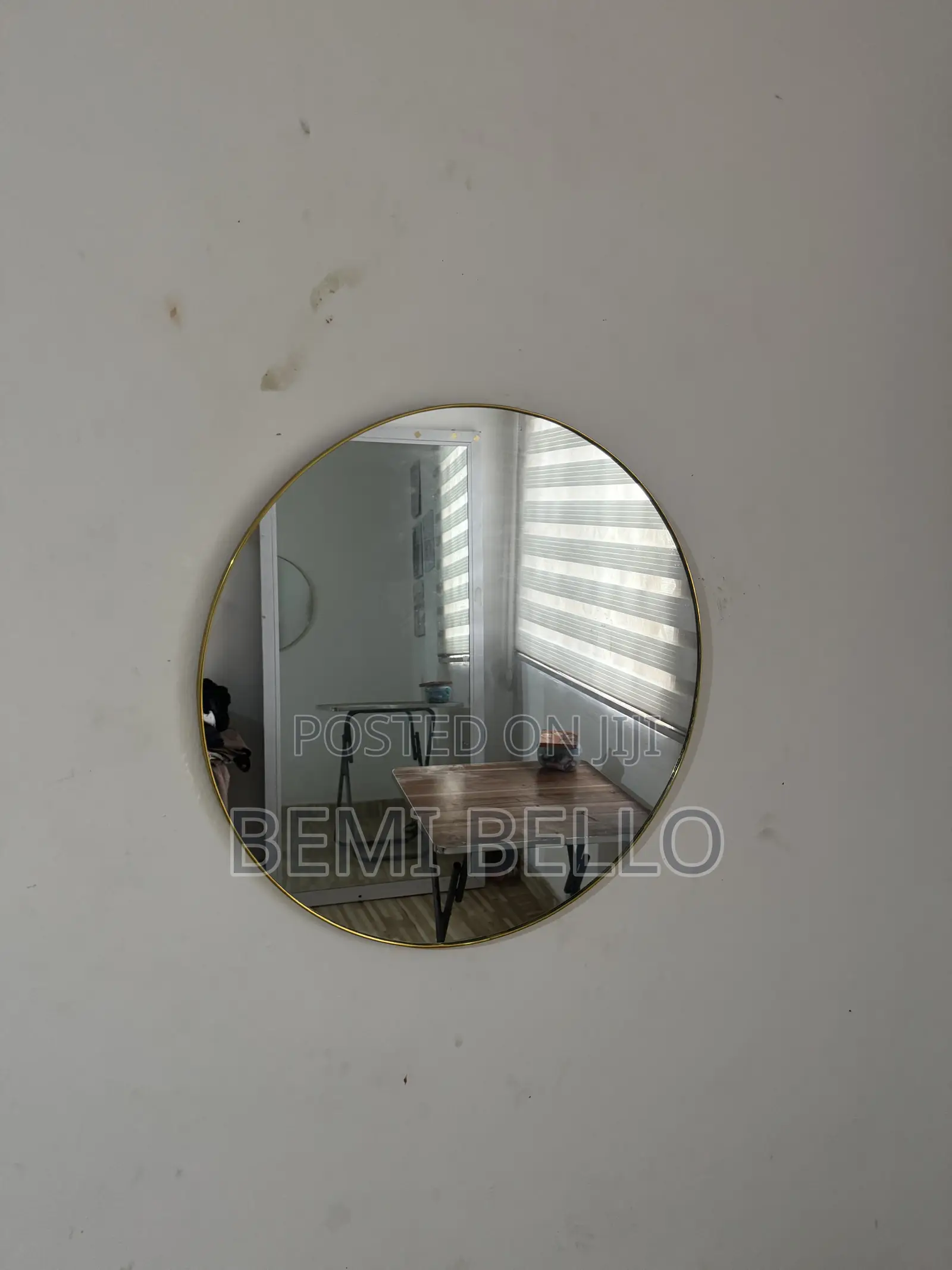 Large Mirror and Mini Round Mirror