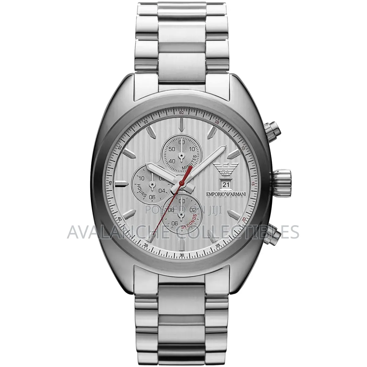 Emporio Armani Silver Tone Gent's Dress Watch 42mm Case Size