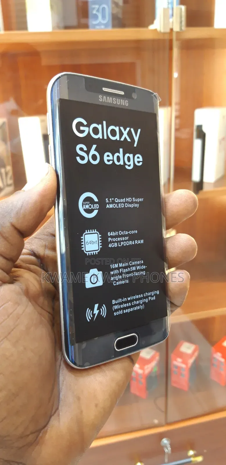 New Samsung Galaxy S6 edge 32 GB Blue