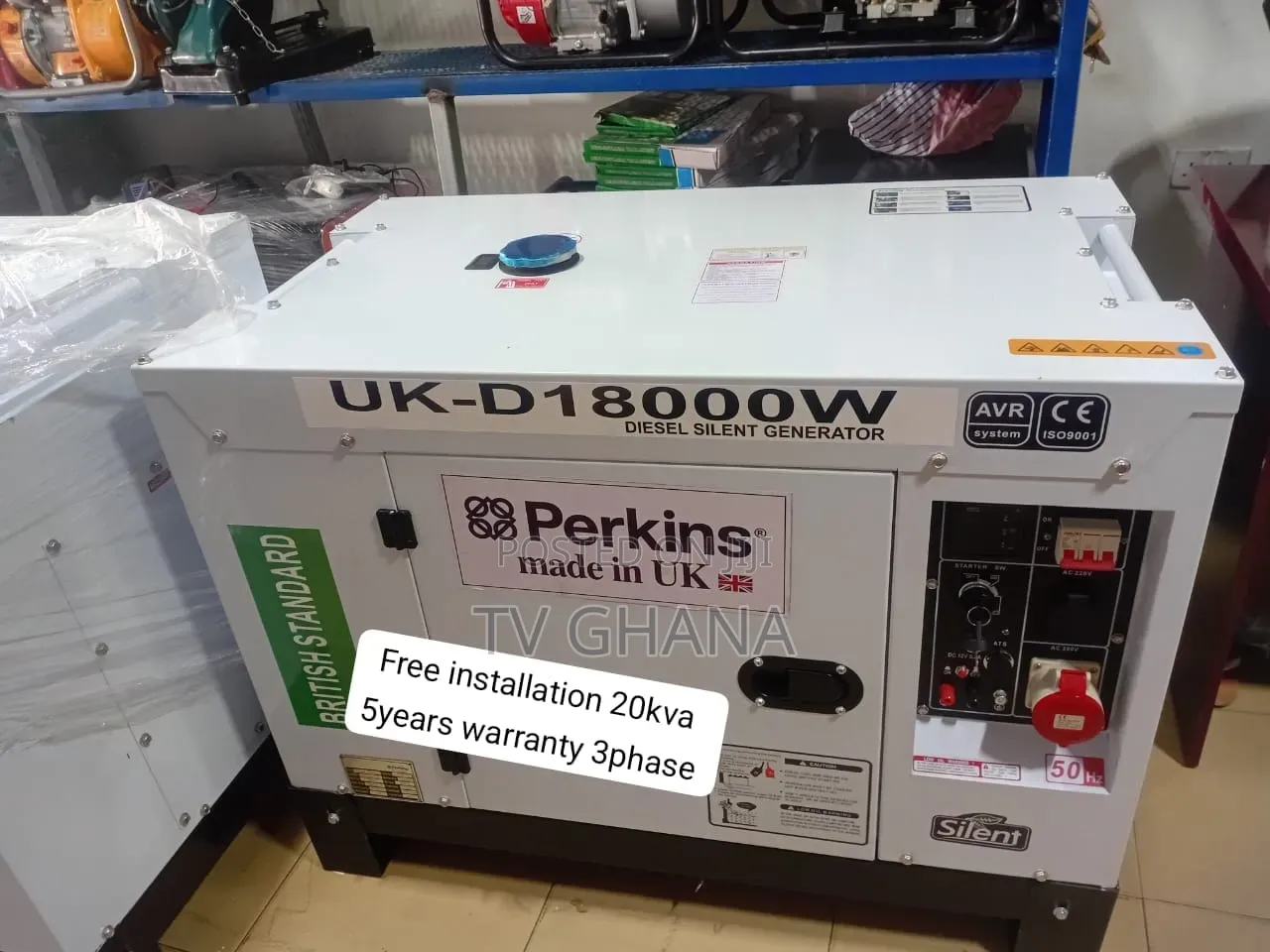 Perkins 20kVA Diesel Generator – Perfect for Business Industry20kva