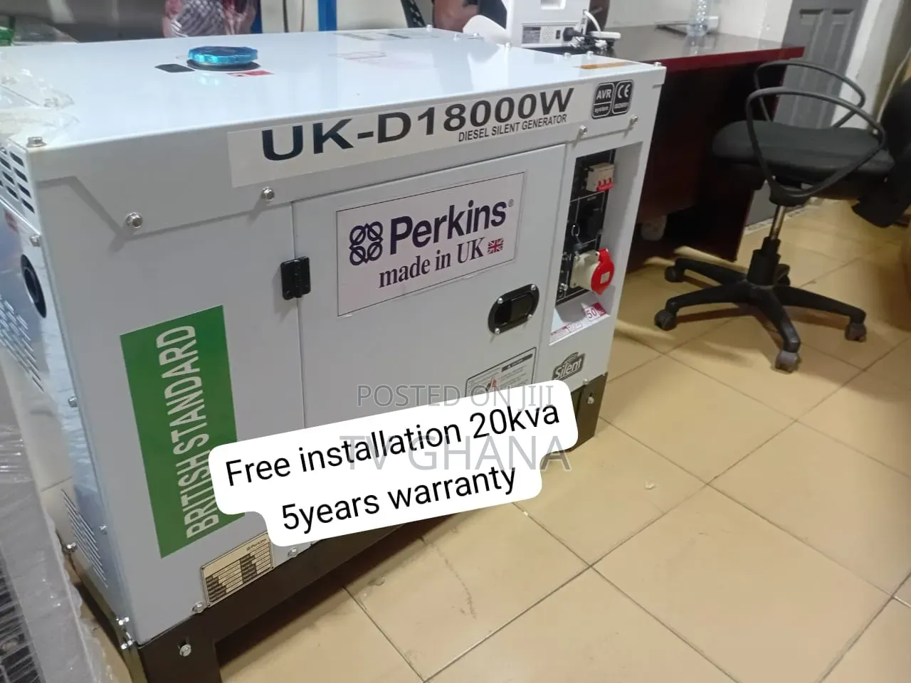 Perkins 20kVA Diesel Generator – Perfect for Business Industry20kva