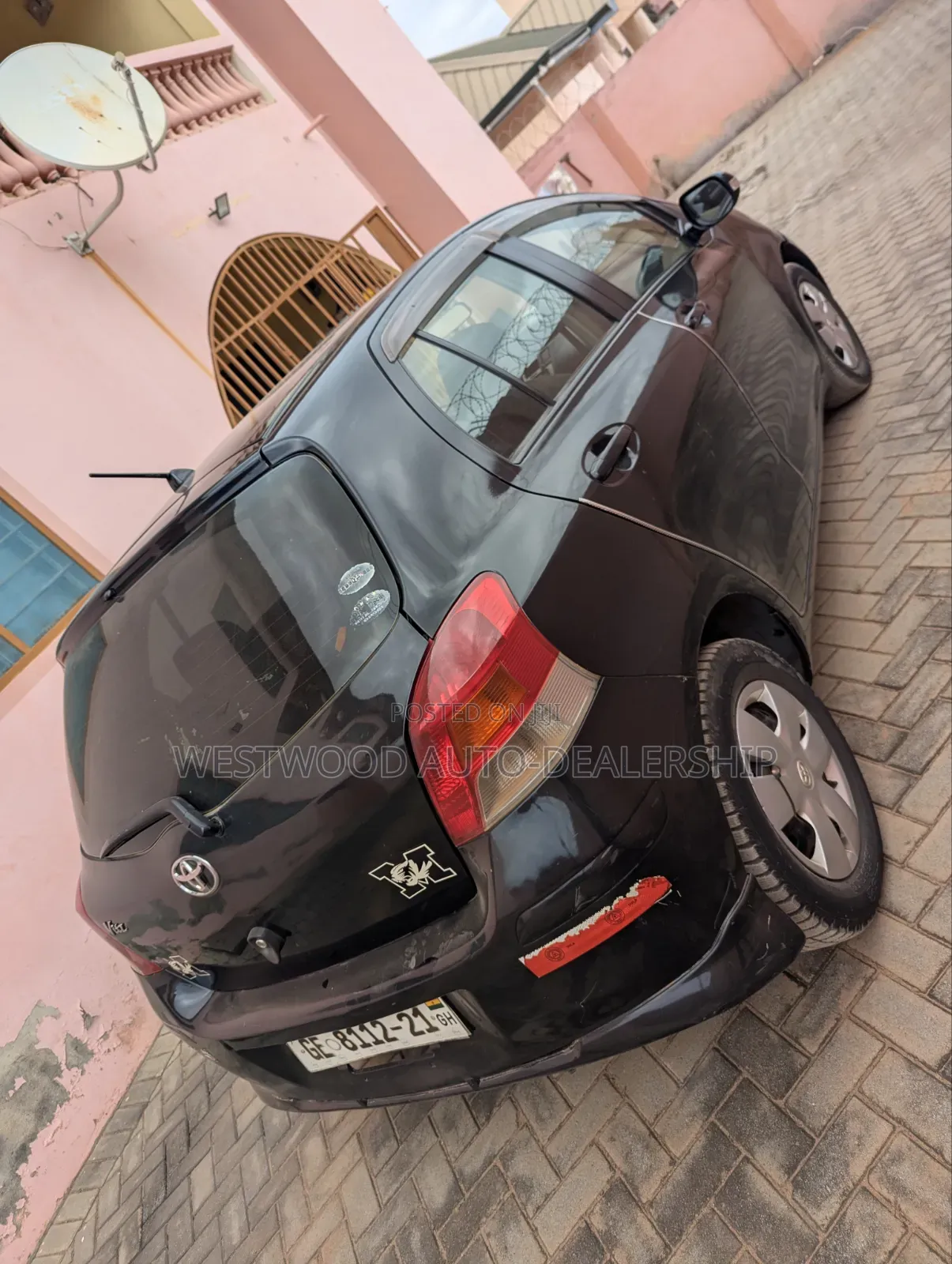 Toyota Vitz 1.0 FWD 5dr 2008 Black