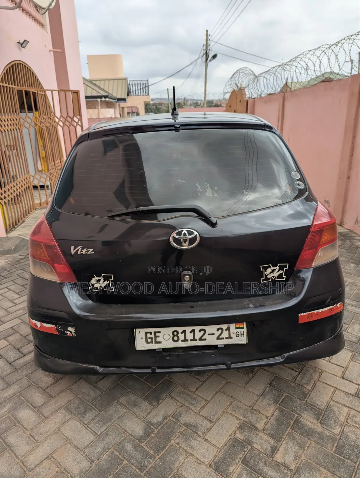 Toyota Vitz 1.0 FWD 5dr 2008 Black