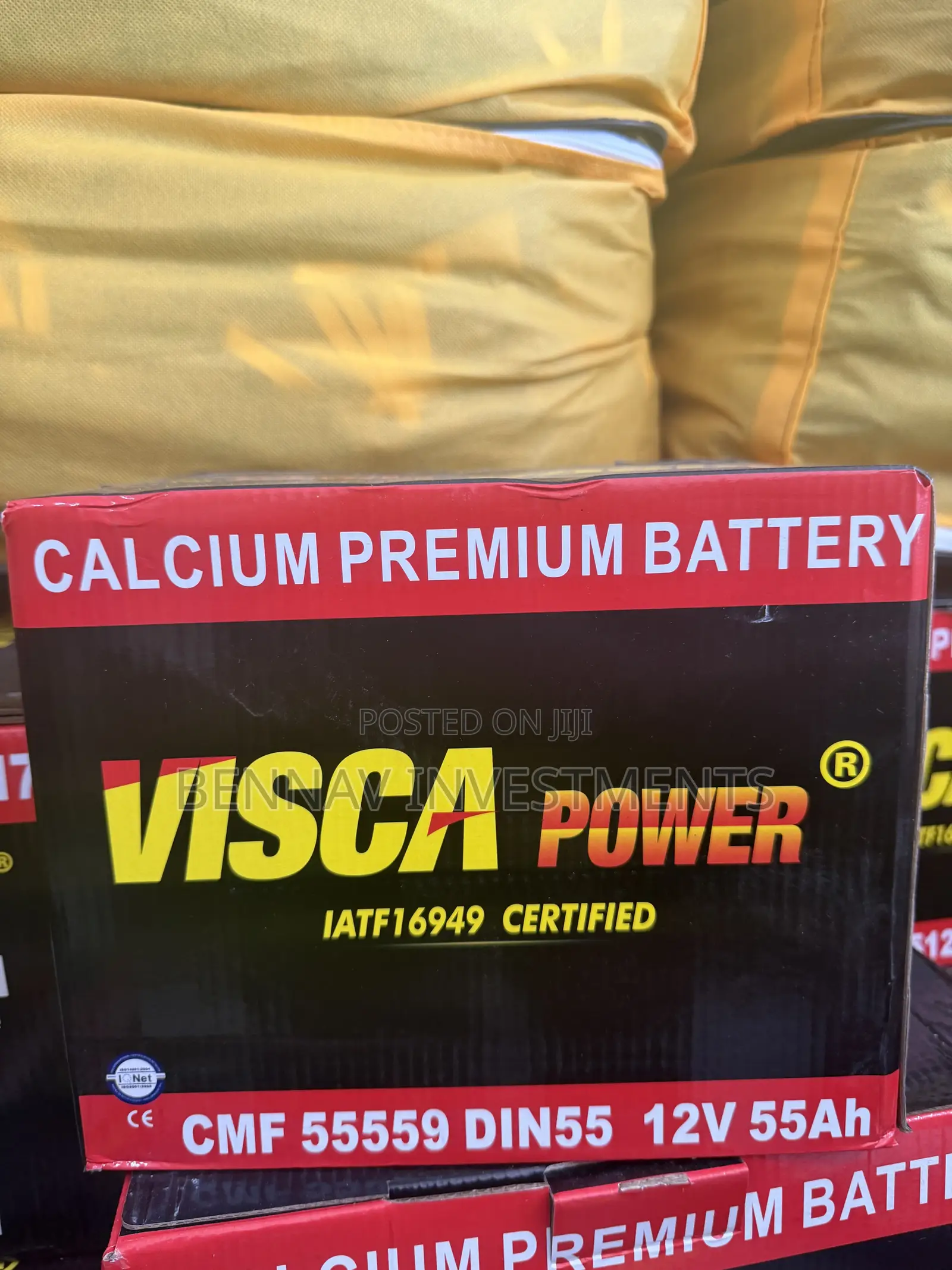 Visca Power 13 Plates Battery 12v 55ah