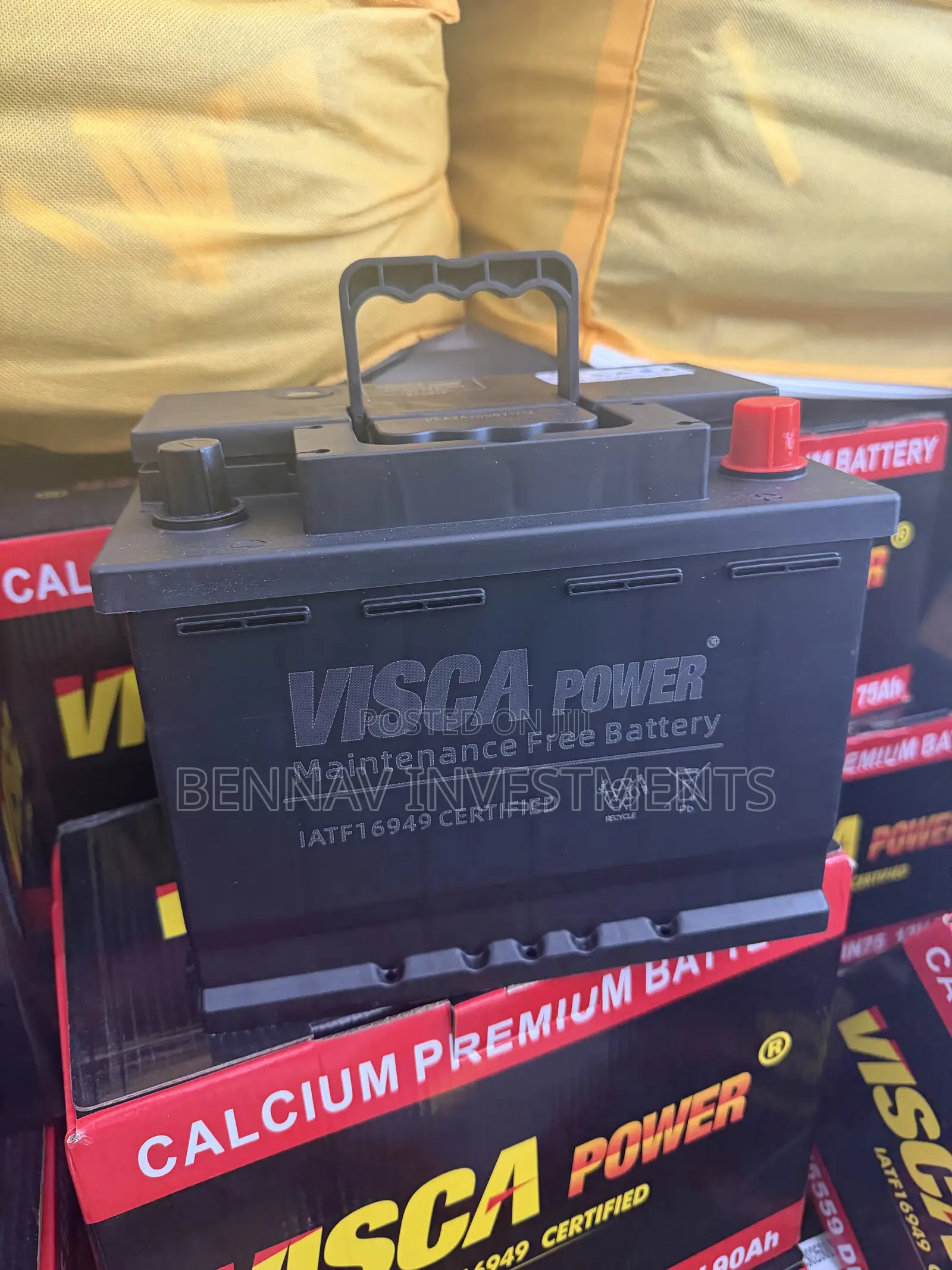 Visca Power 13 Plates Battery 12v 55ah