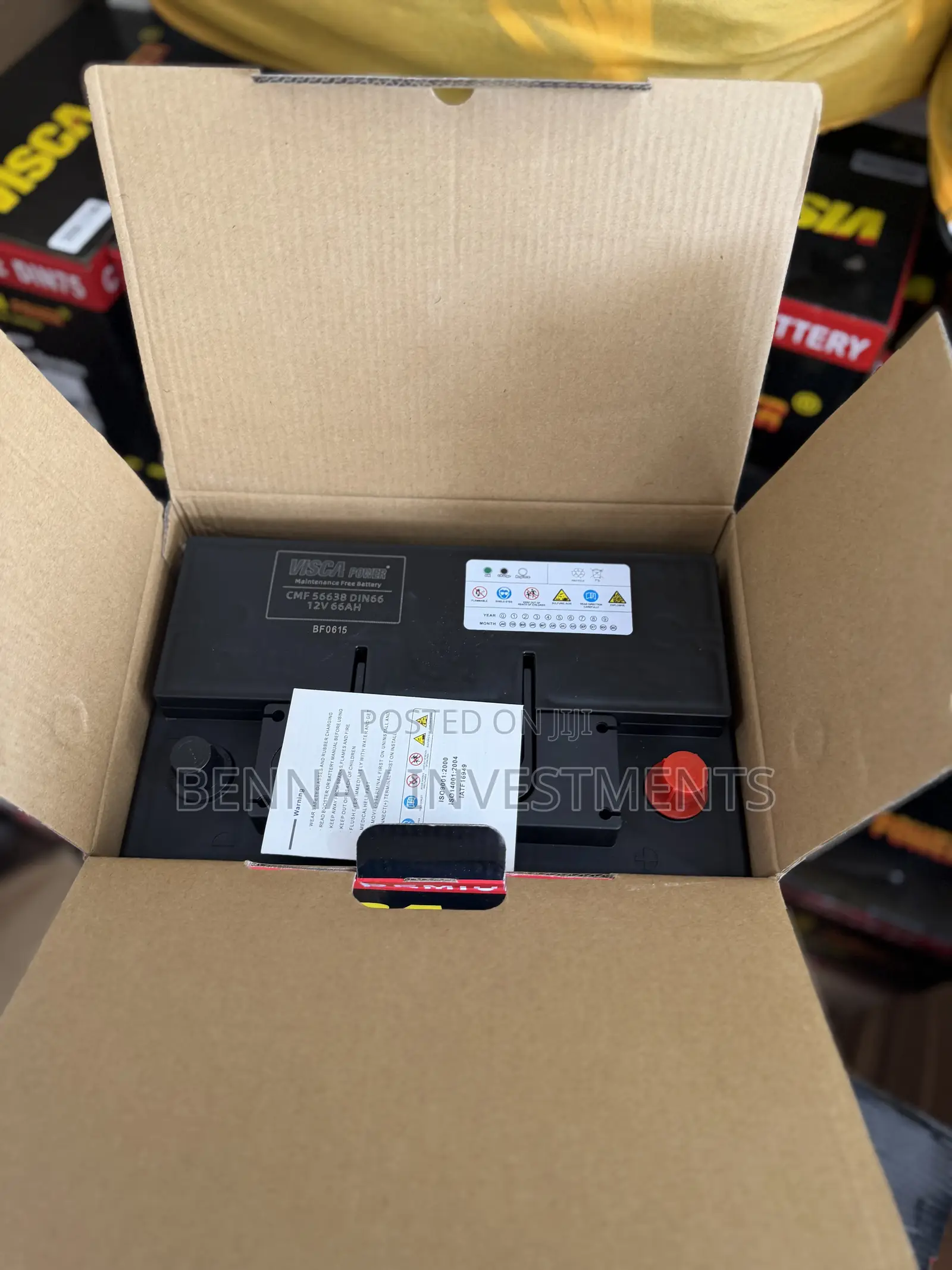 Visca Power 13 Plates Battery 12v 66ah