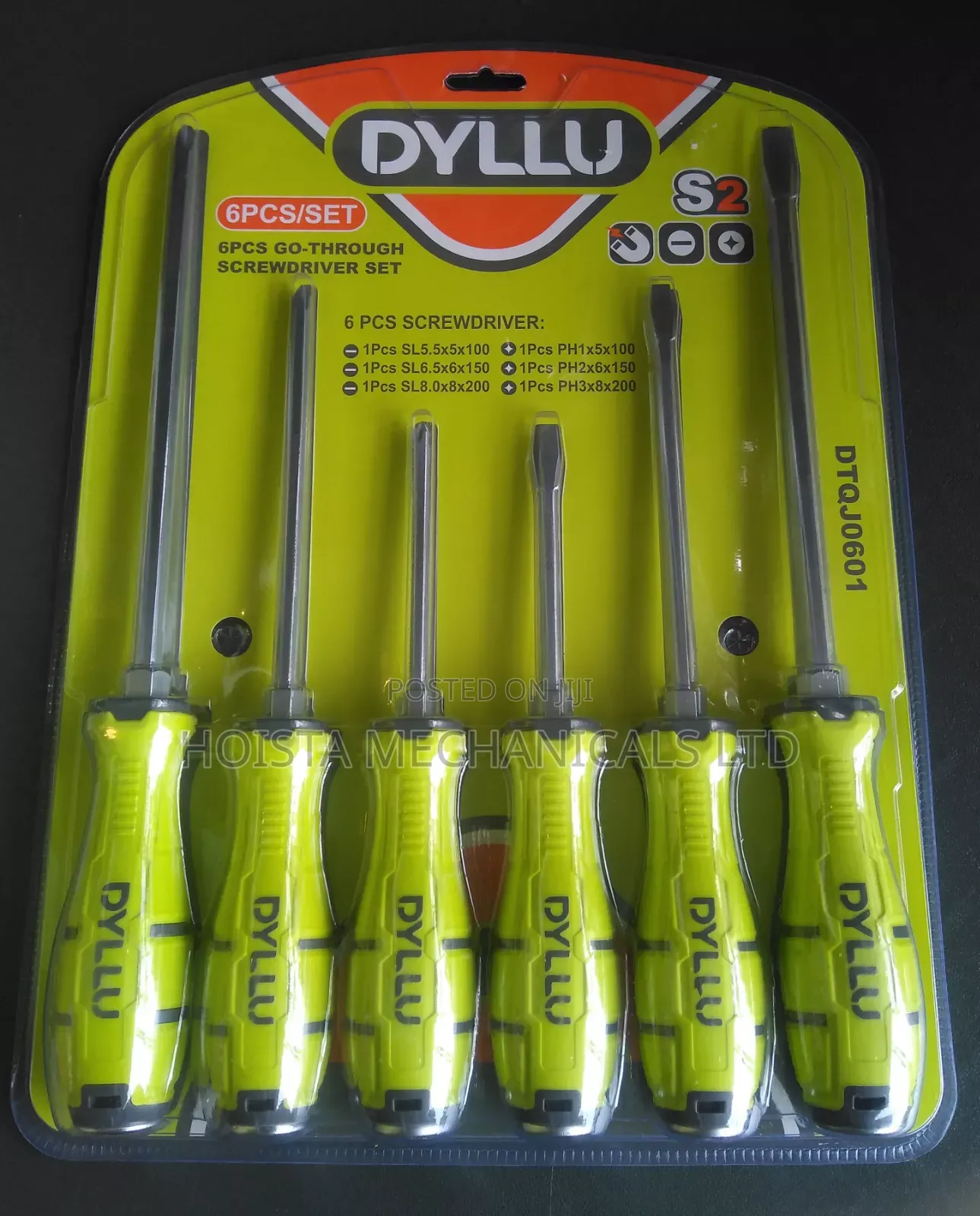 6 PCS Go-Through Screwdriver Set