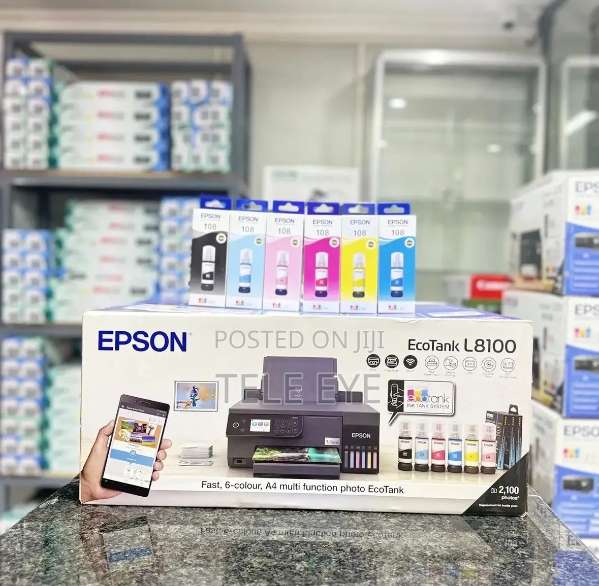 Epson L8100 A4 Photo Ink Tank Printer