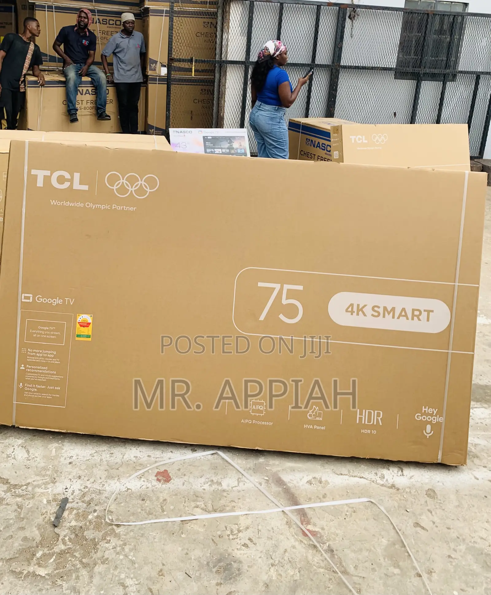 Get Classic TCL 75” Uhd Smart Television(Android TV) 
