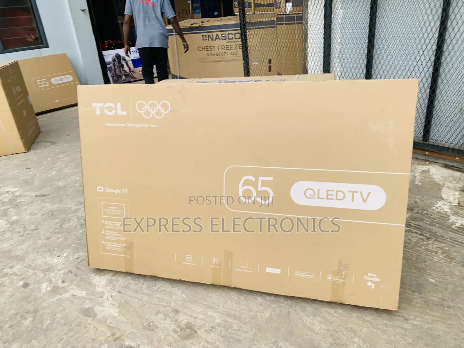 Lovely New Slim Display TCL 65" QLED Pro Smart Android TV
