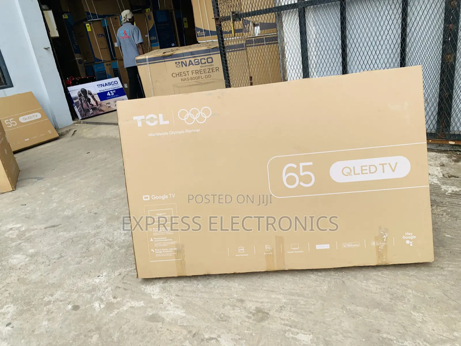 Lovely New Slim TCL 65" QLED Pro Smart Android TV