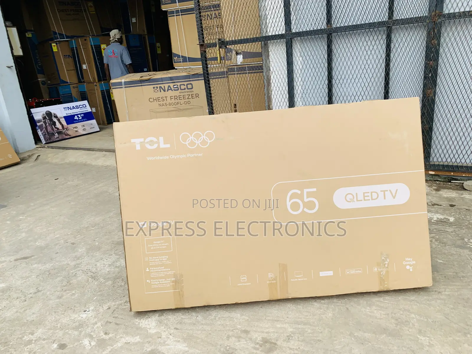 Ultra Sleek Slim TCL 65" QLED Pro Smart Android TV