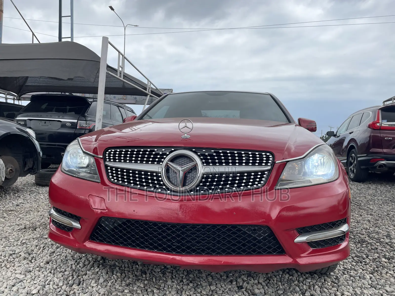 Mercedes-Benz C250 2014 Red