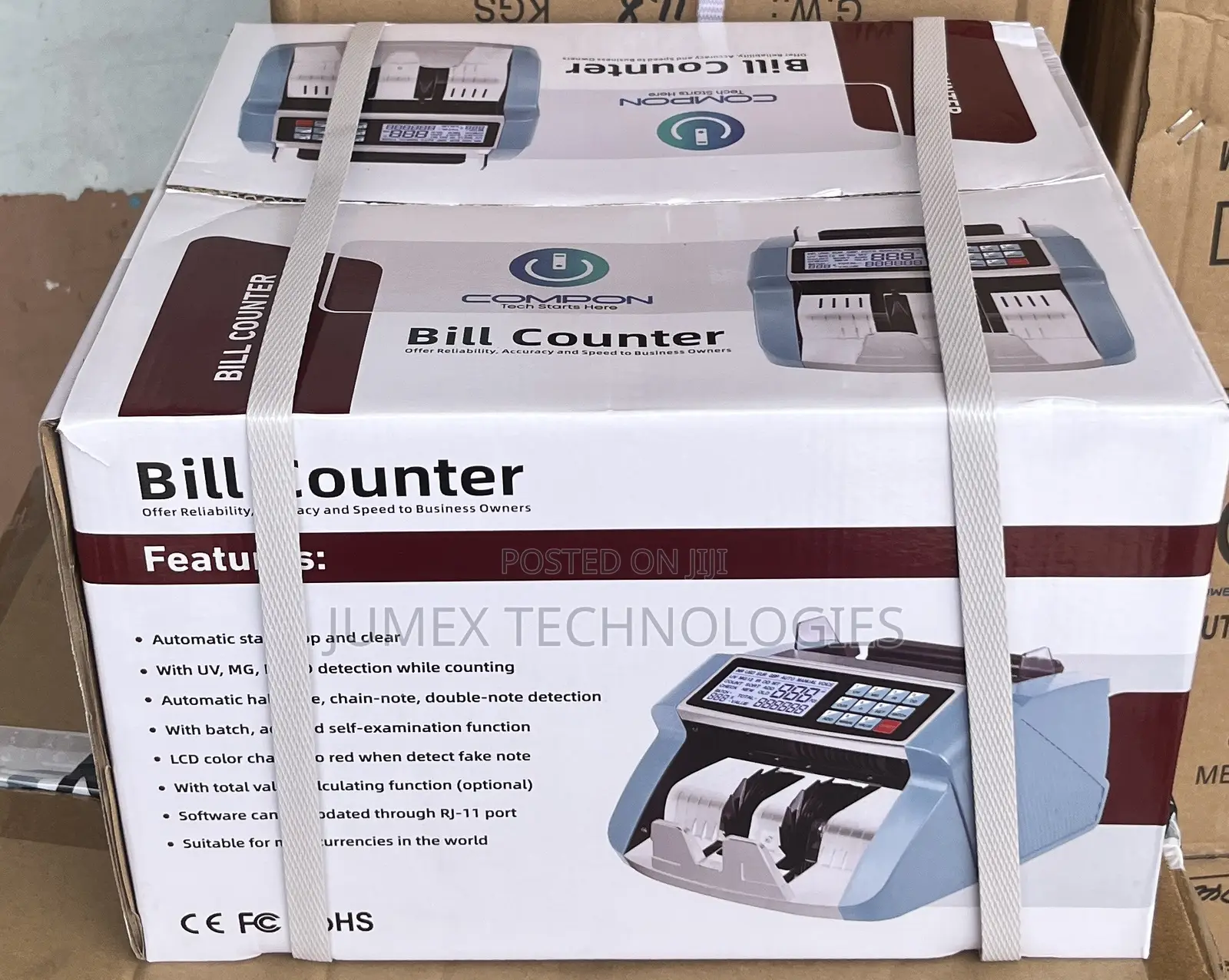 Bill Counter Compon Counting Machine 200 Bills