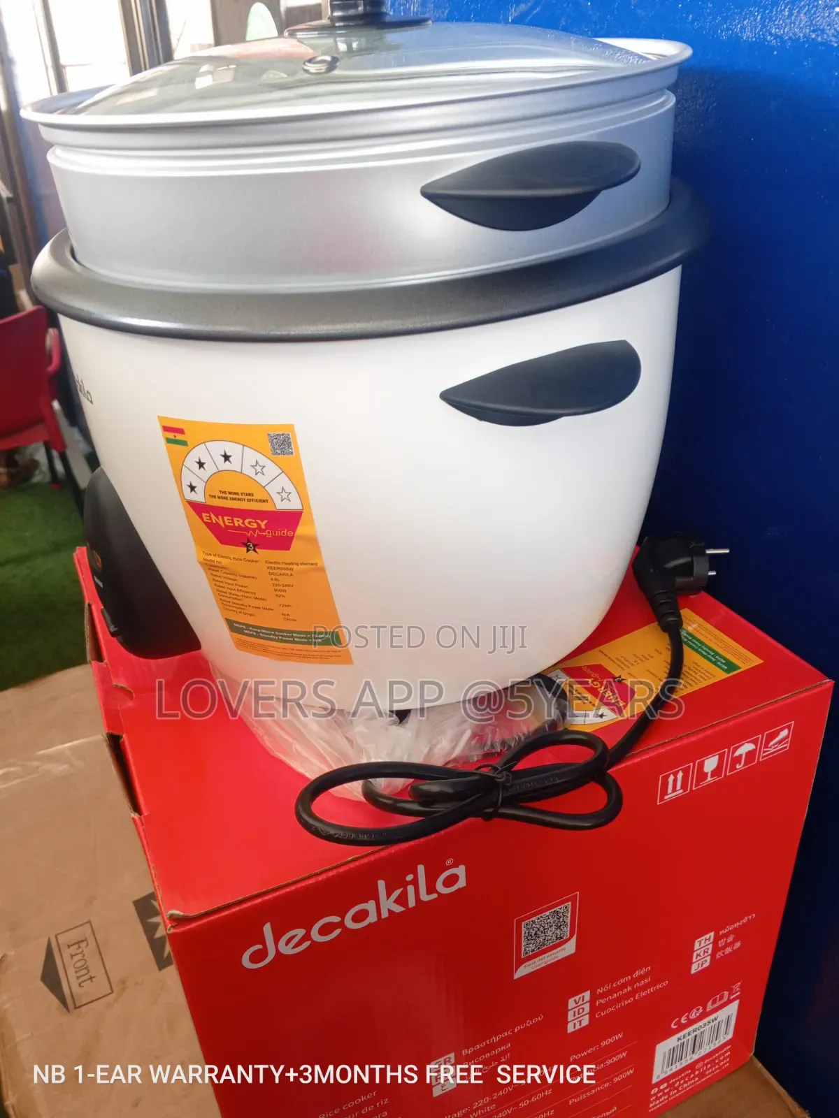 Cook, Serve and Enjoy- Decakila Rice Cooker