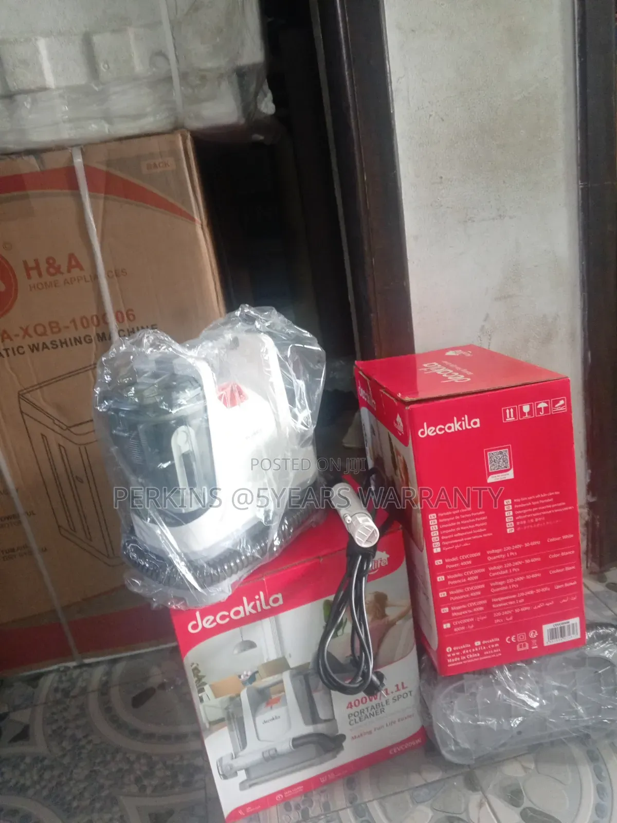 Simple Cleaning Decakila Portable Spot Cleaner