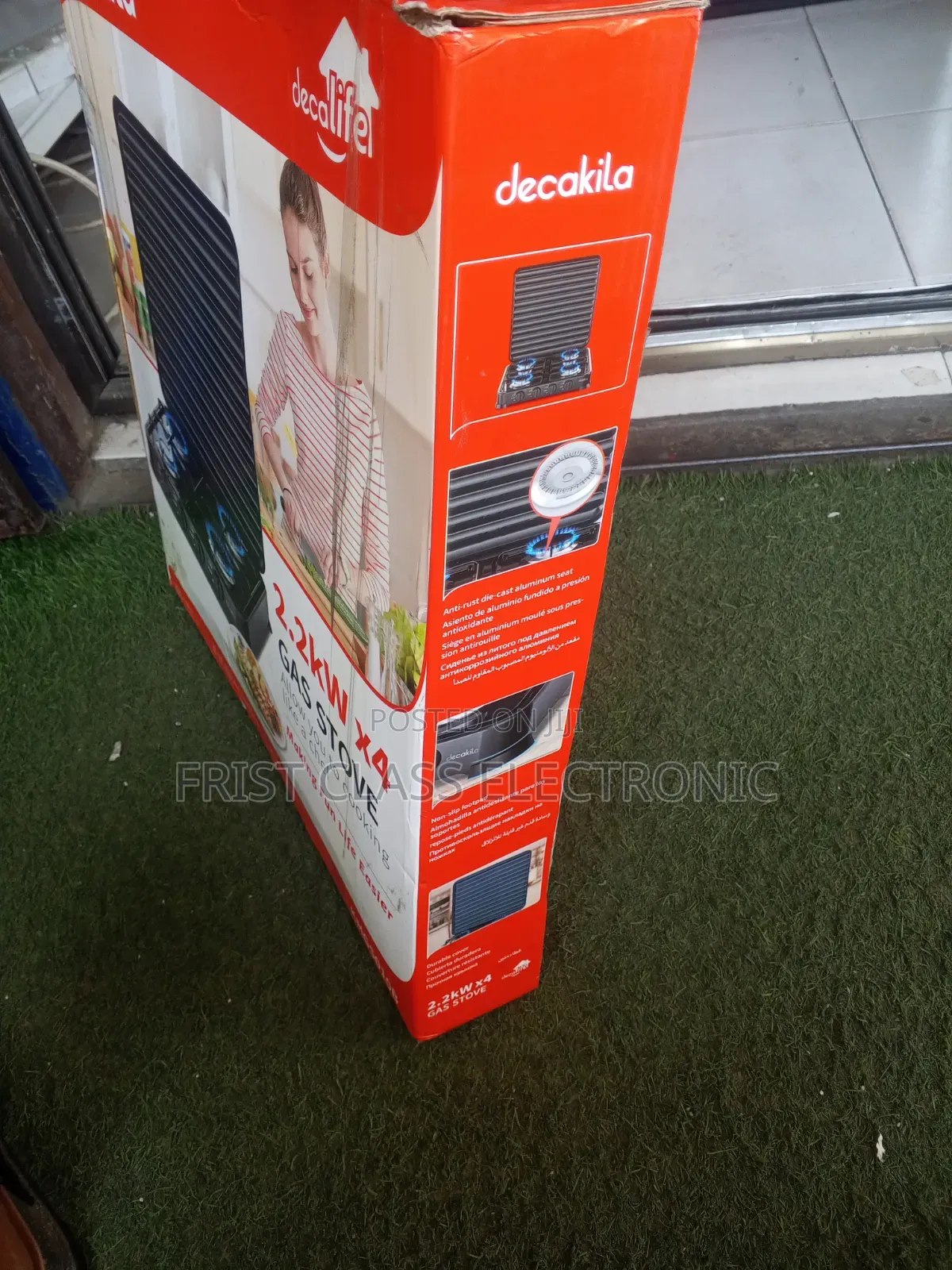 Decakila Gas Stove - Easy to Clean