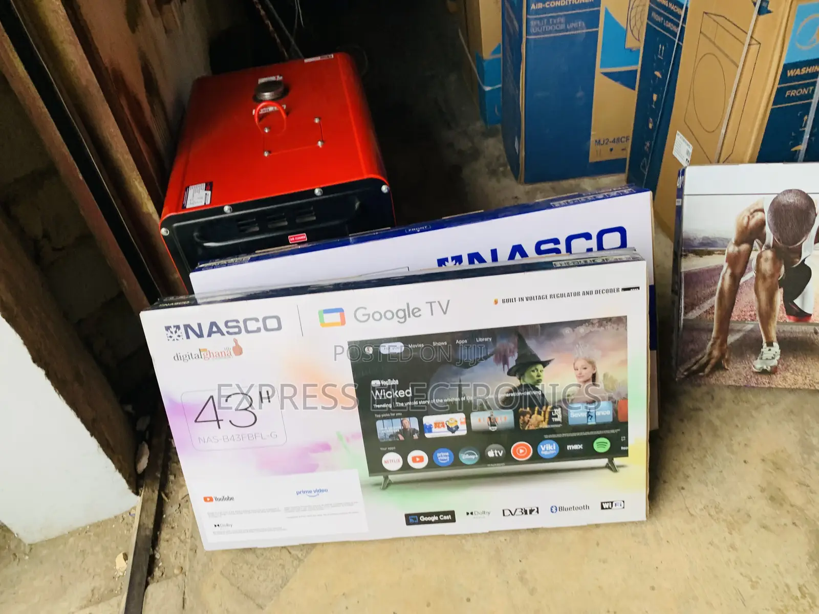 Text Us for Nasco 43" FHD Smart LED TV (NAS-J43FBFL-AND) Android TV
