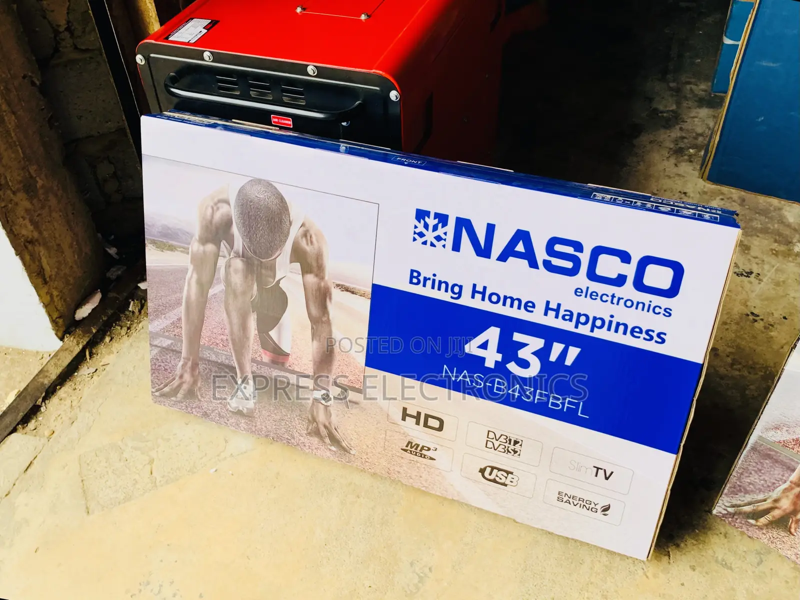 Hot  Deals Nasco 43" Digital Satellite LED TV - NAS-J43FB