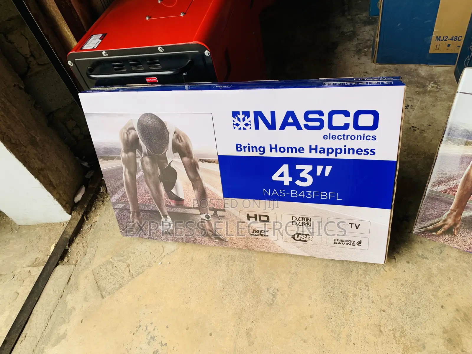 Ultra High Nasco 43" Digital Satellite LED TV - NAS-J43FB