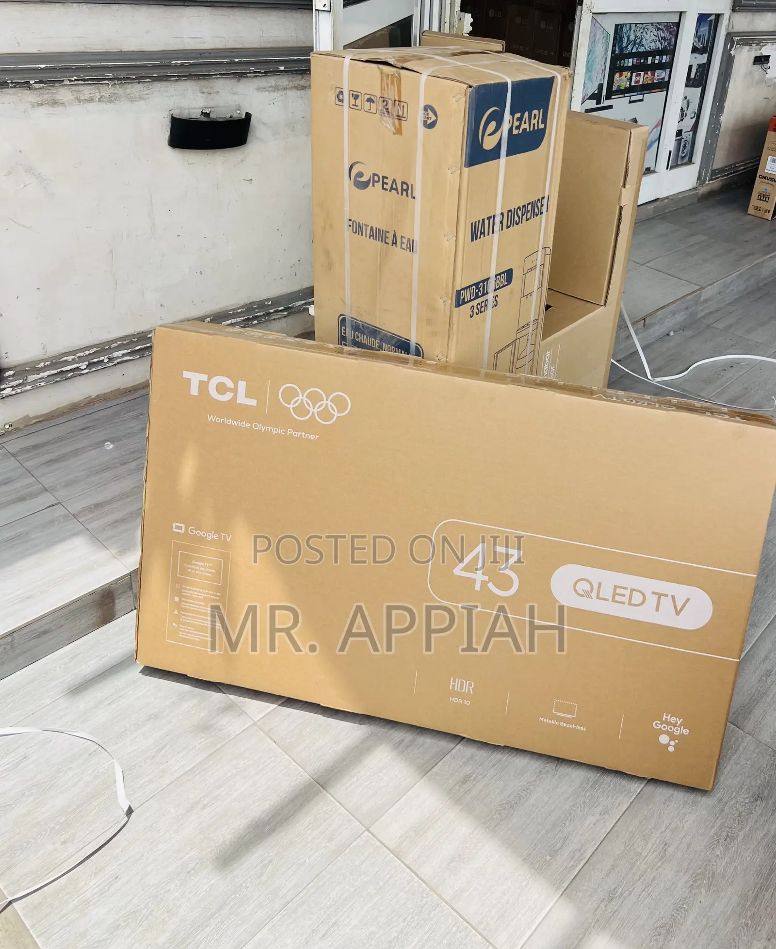 Super Affordable TCL 43” Qled Smart Screen Television(Black)