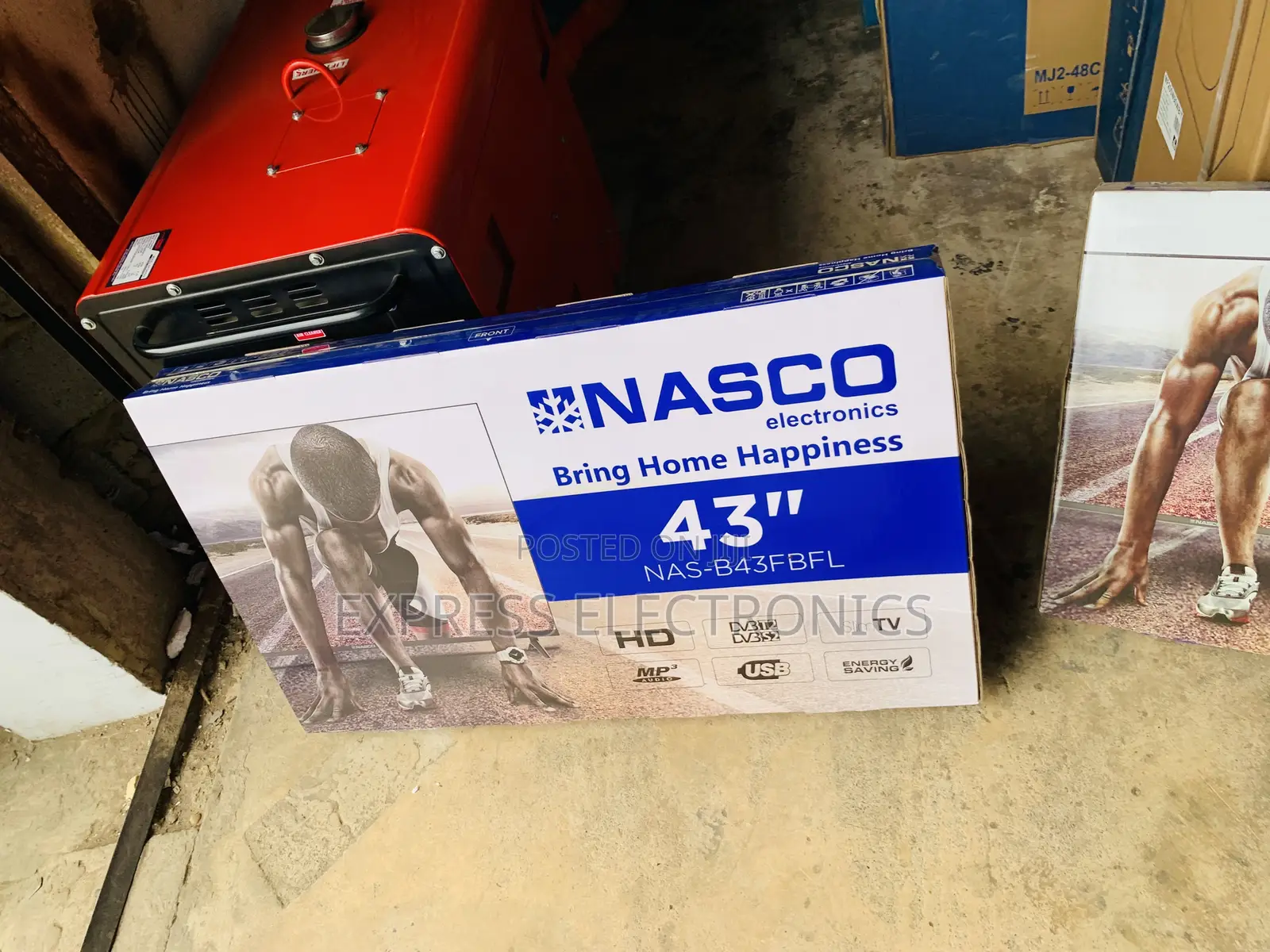 Best Buy for Less Nasco 43" Digital Satellite LED TV - NAS-J43FB