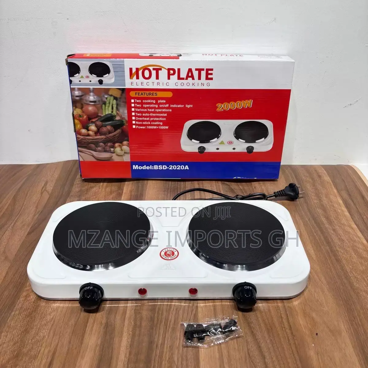 High Quality Double Hot Plate Electric Stove 2 Burner
