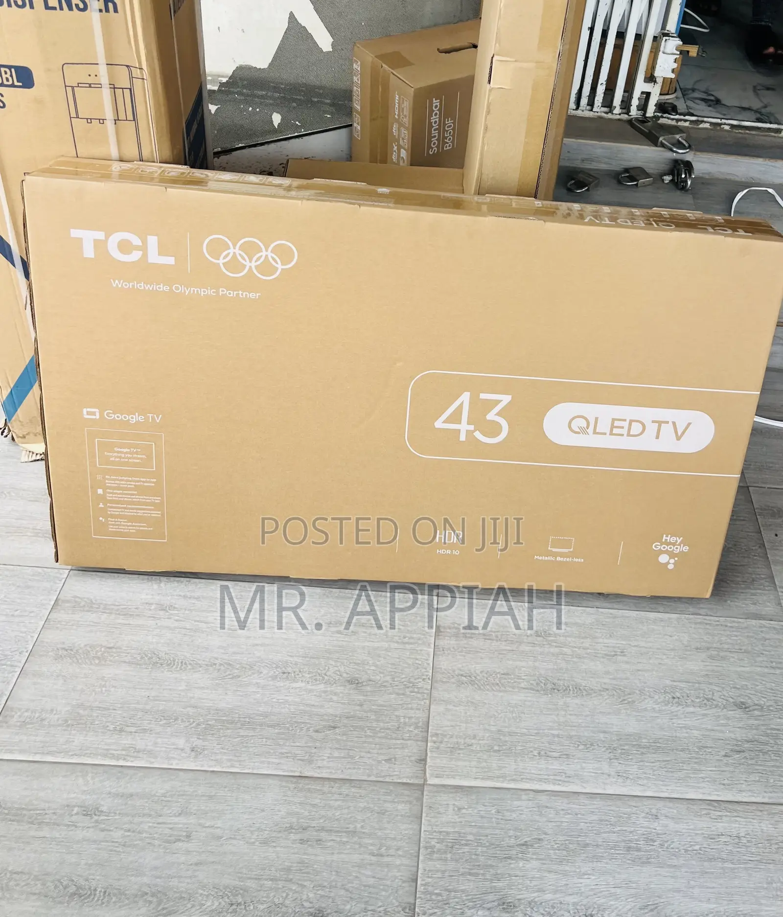 Super Authentic TCL 43” Qled Smart Screen TV(Dolby Audio)
