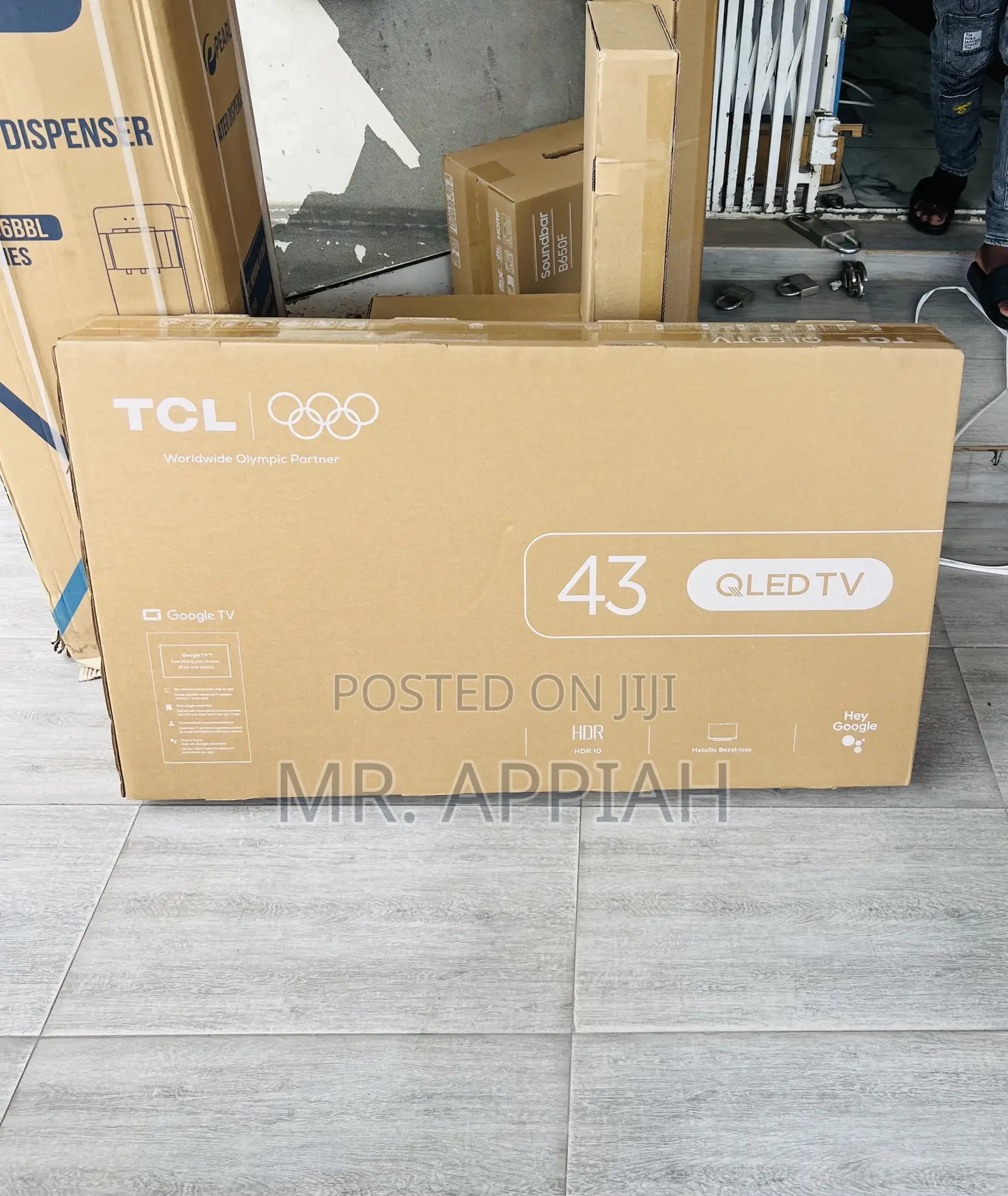 Super Authentic TCL 43” Qled Smart Screen TV(Dolby Audio)