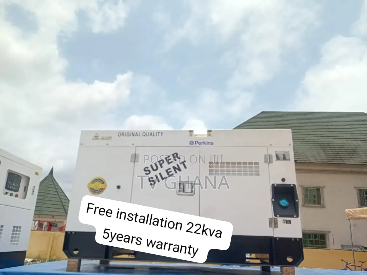 Long-Lasting Perkins 22kVA Industrial Power Generator22kva