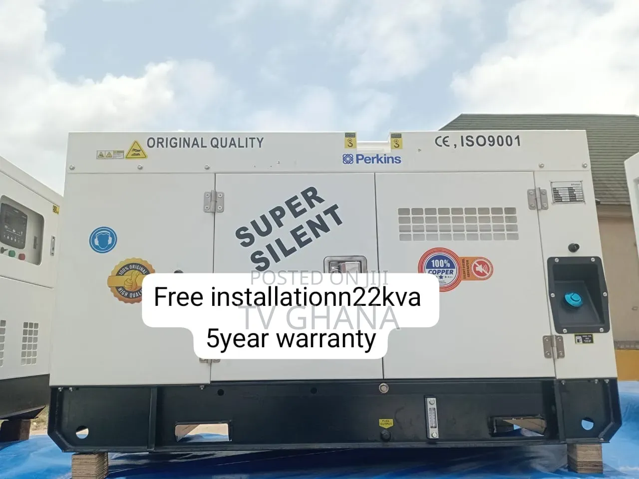 Durable Perkins 22kVA Water-Cooled Diesel Generator22kva