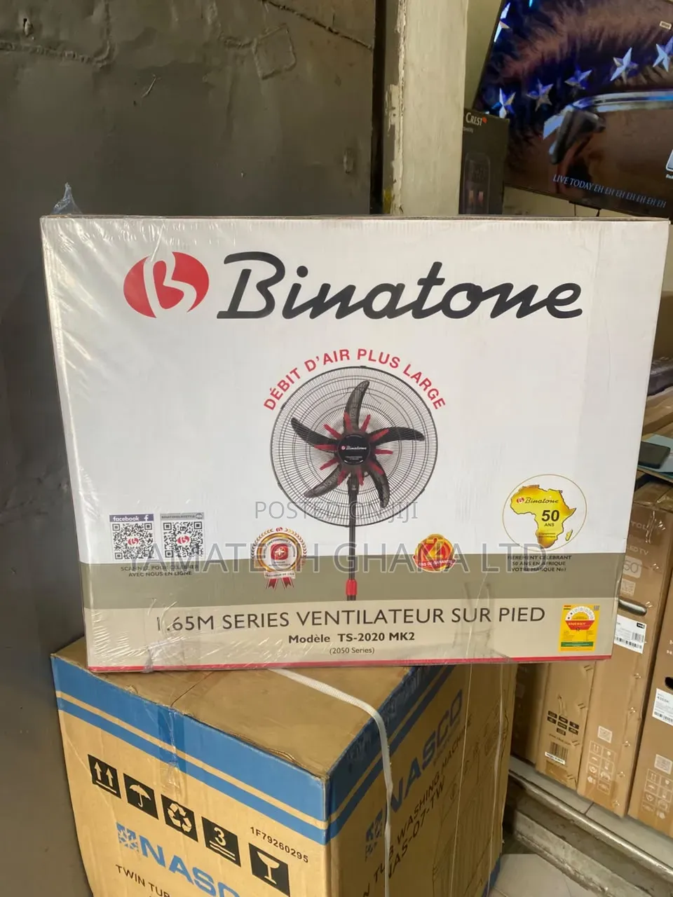 Binatone 20 Inch Super Powerful Industrial Fan
