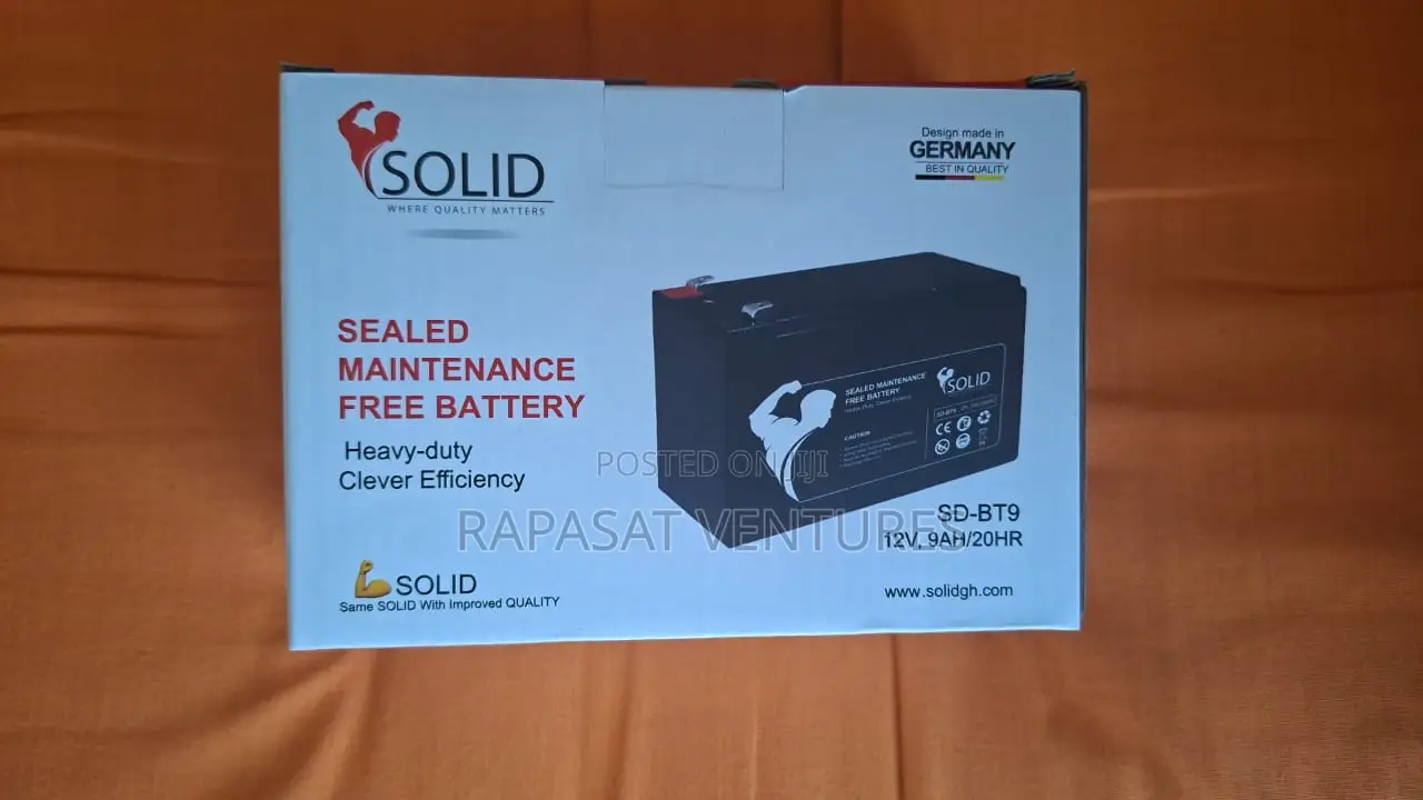 Solid Ups Battery 12v, 9ah