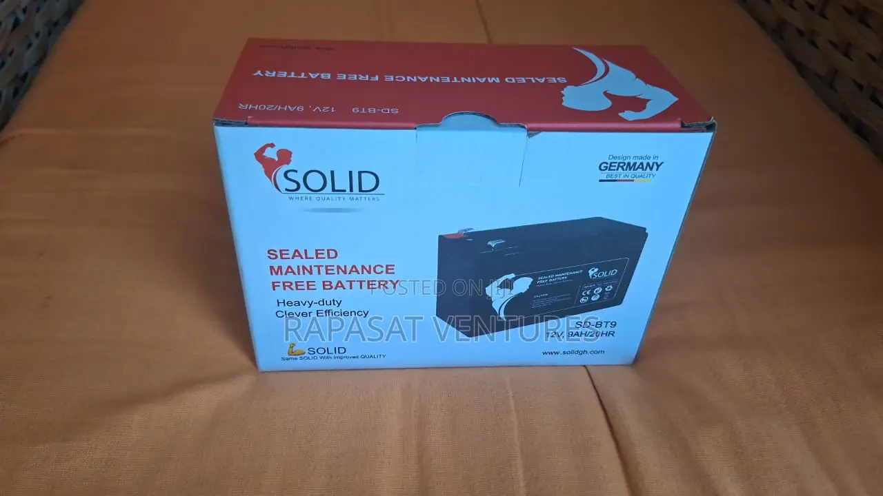Solid Ups Battery 12v, 9ah