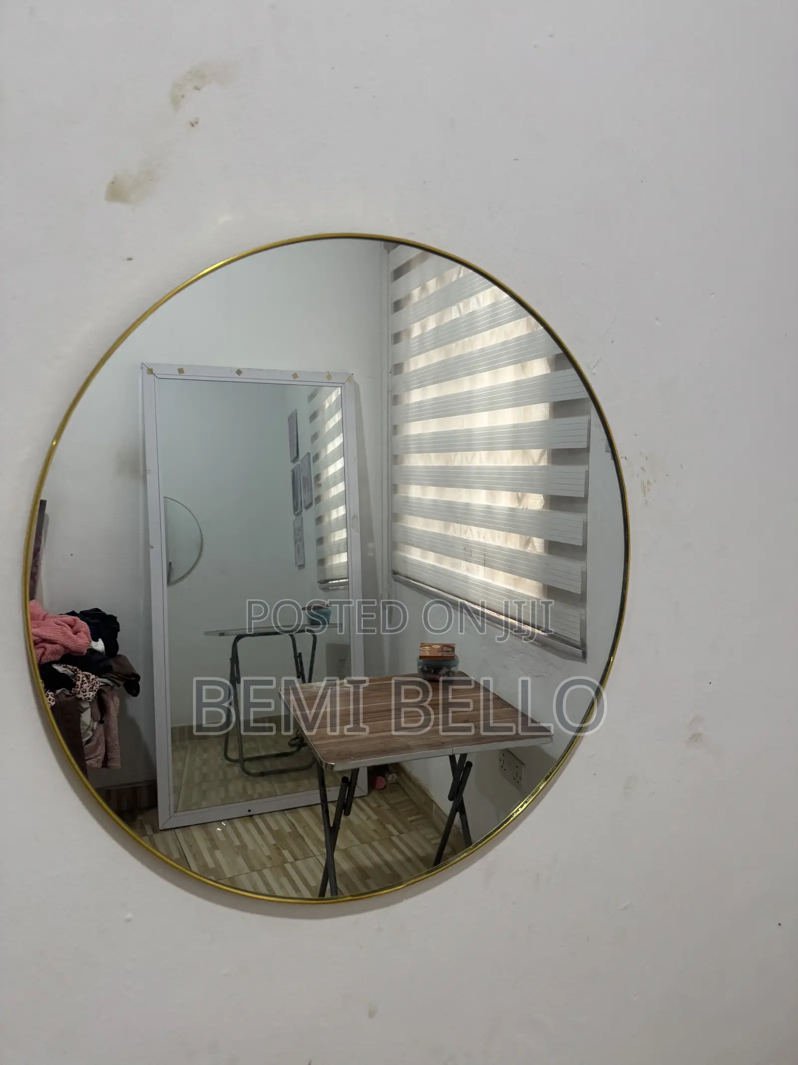 Large Mirror and Mini Round Mirror