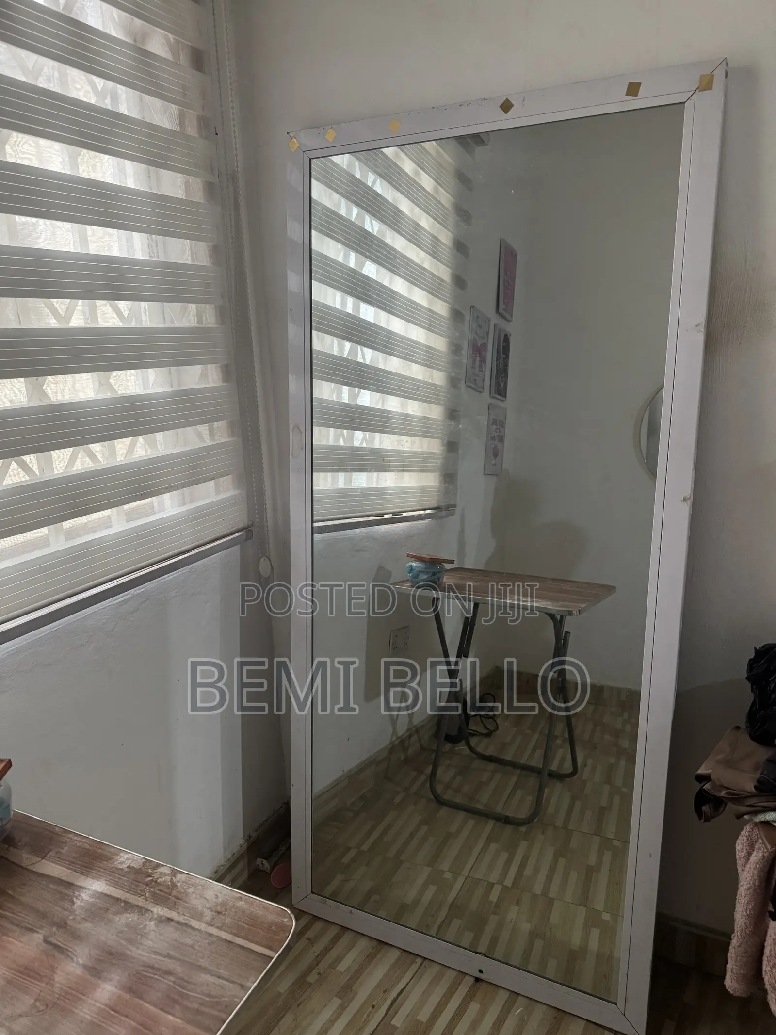 Large Mirror and Mini Round Mirror