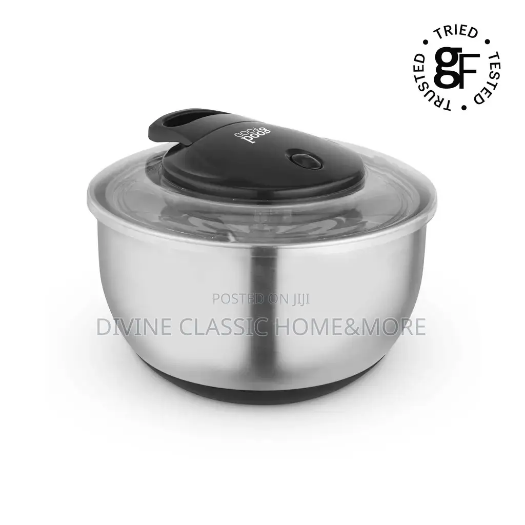 Tower 5lit Stainless Steel Salad Spinner