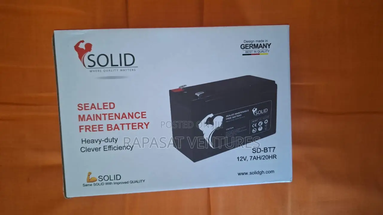 Solid Ups Battery 12v*7ah