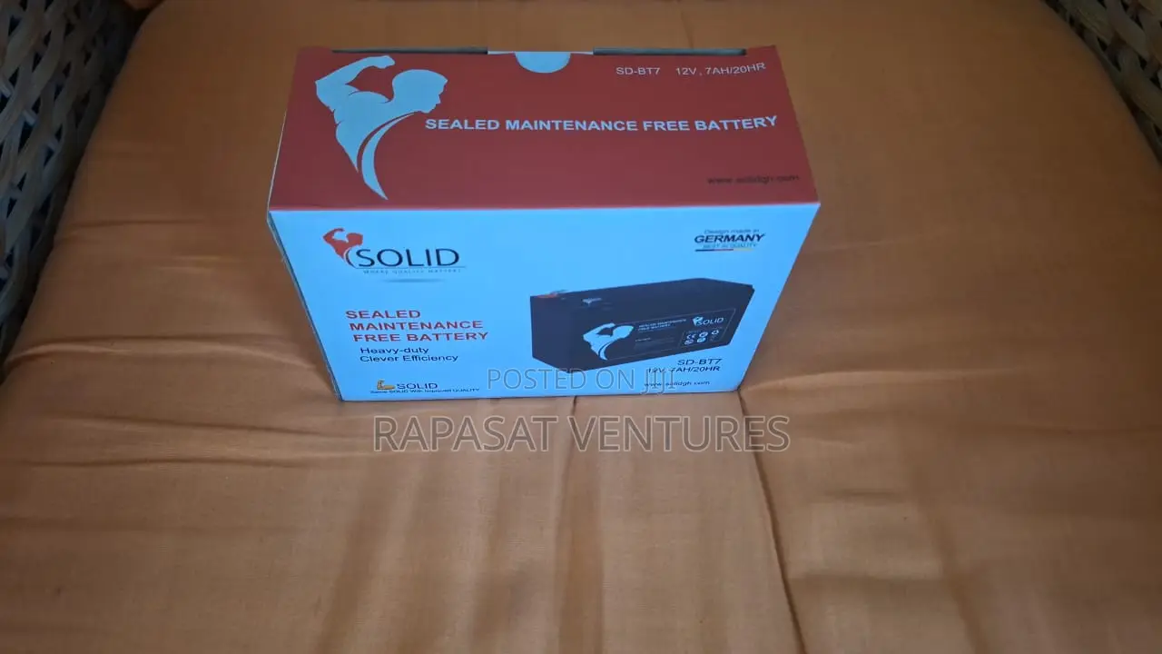 Solid Ups Battery 12v*7ah