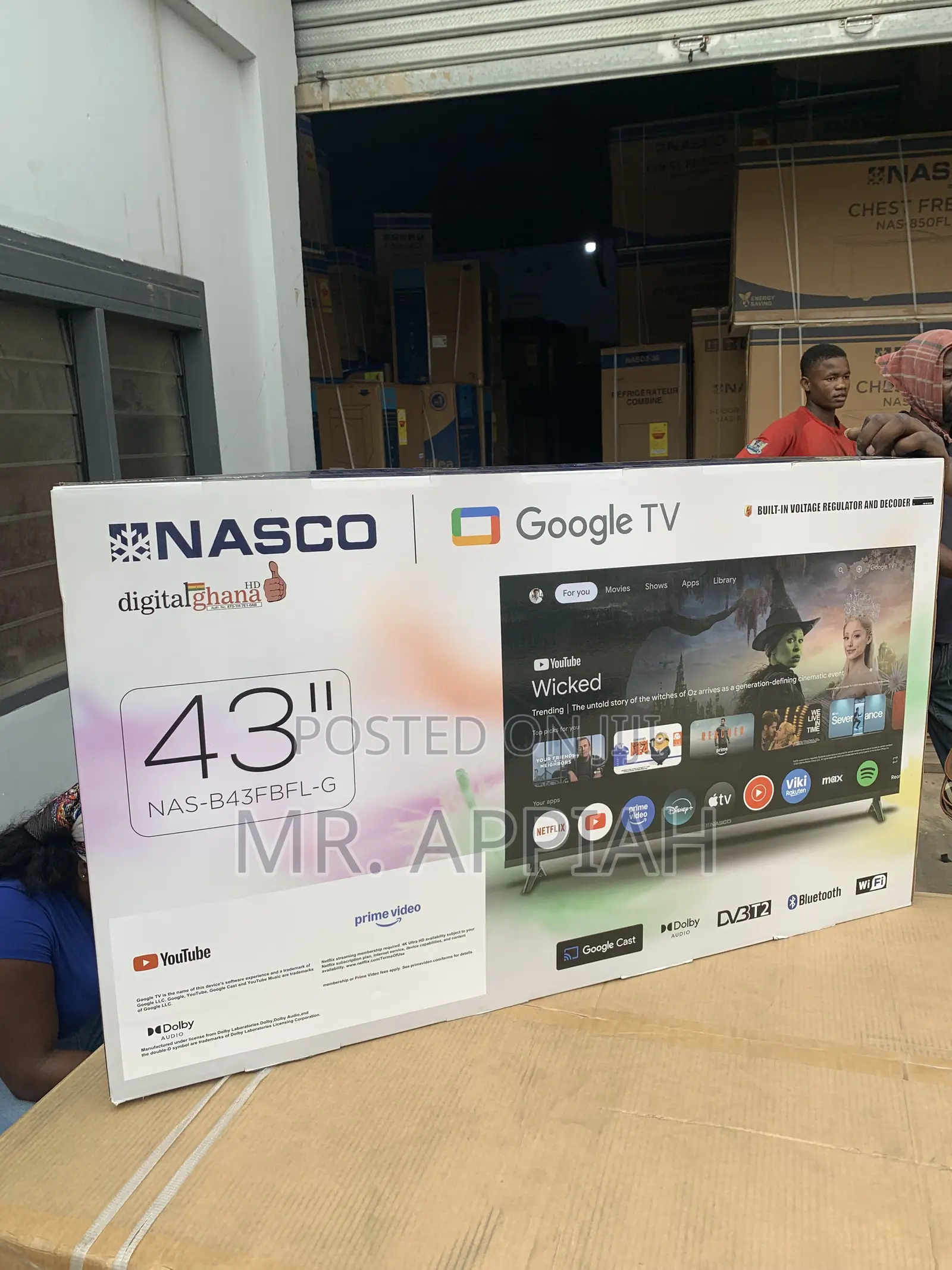 Premium Classic Nasco 43” Full Hd Satellite Television 