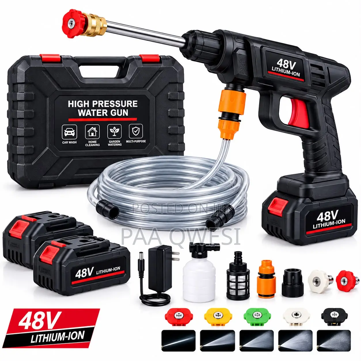 48V Battery Powered Pressure Washer